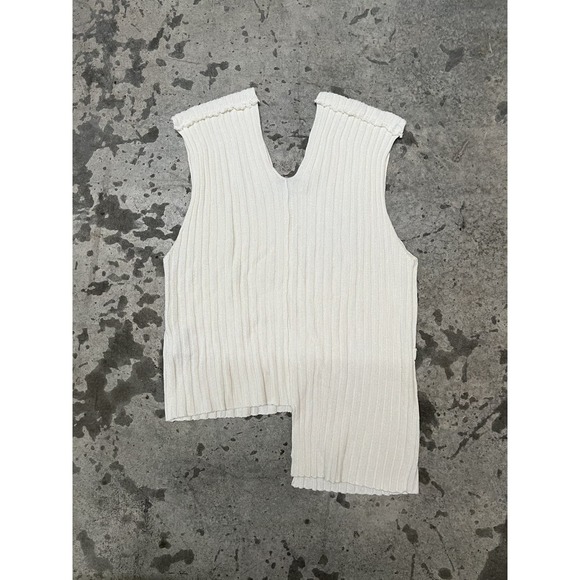 Helmut Lang Asymmetric Knit Top - Picture 9 of 9